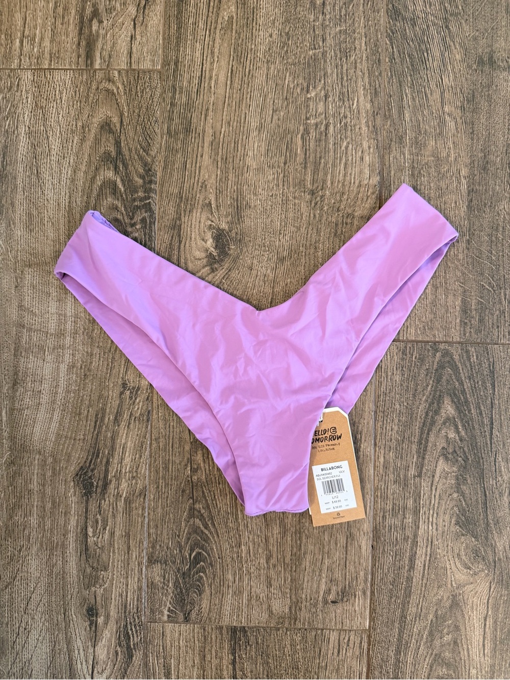NWT Billabong Lilac V-Cut Bikini Bottom - Picture 2 of 4